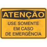 Use somente em caso de emergência